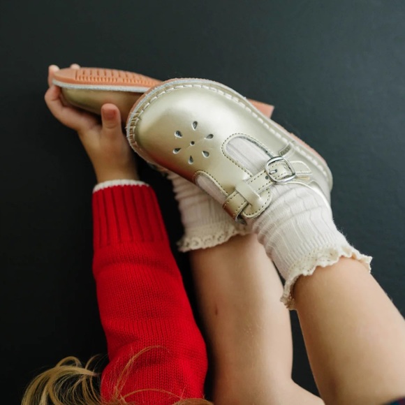 Joy Metallic Leather T-Strap Mary
Jane - Picture 2 of 2